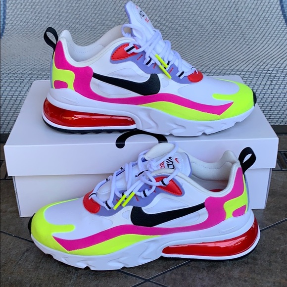 Nike Shoes - NIKE W AIR MAX 270 REACT white/light thistle-black